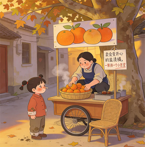 盐渍橘的魔法橘子摊