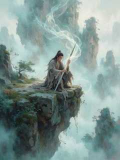 洗剑池底，杂灵根陈禾捞起半截断剑