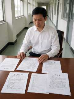 区人社局档案室，周明远复核借调期满考核表