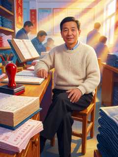 老纺织厂传达室，赵师傅替人代收的第三十七张纸质汇款单