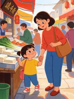 菜市场收摊前，小禾替我退掉一块馊豆腐